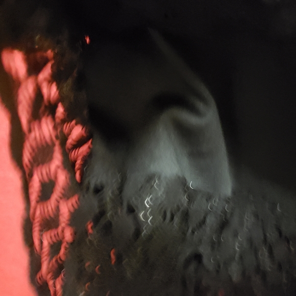 Vintage Be Smart-lined All lace Hi-Low Dress with beaded straps- Sz.3/4- gpl - Picture 5 of 10